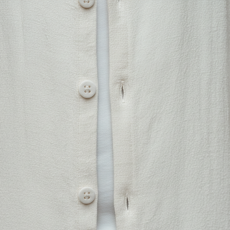 Men's Stylish And Simple Cotton And Linen Blend Button-down Shirt MTA0858L5P